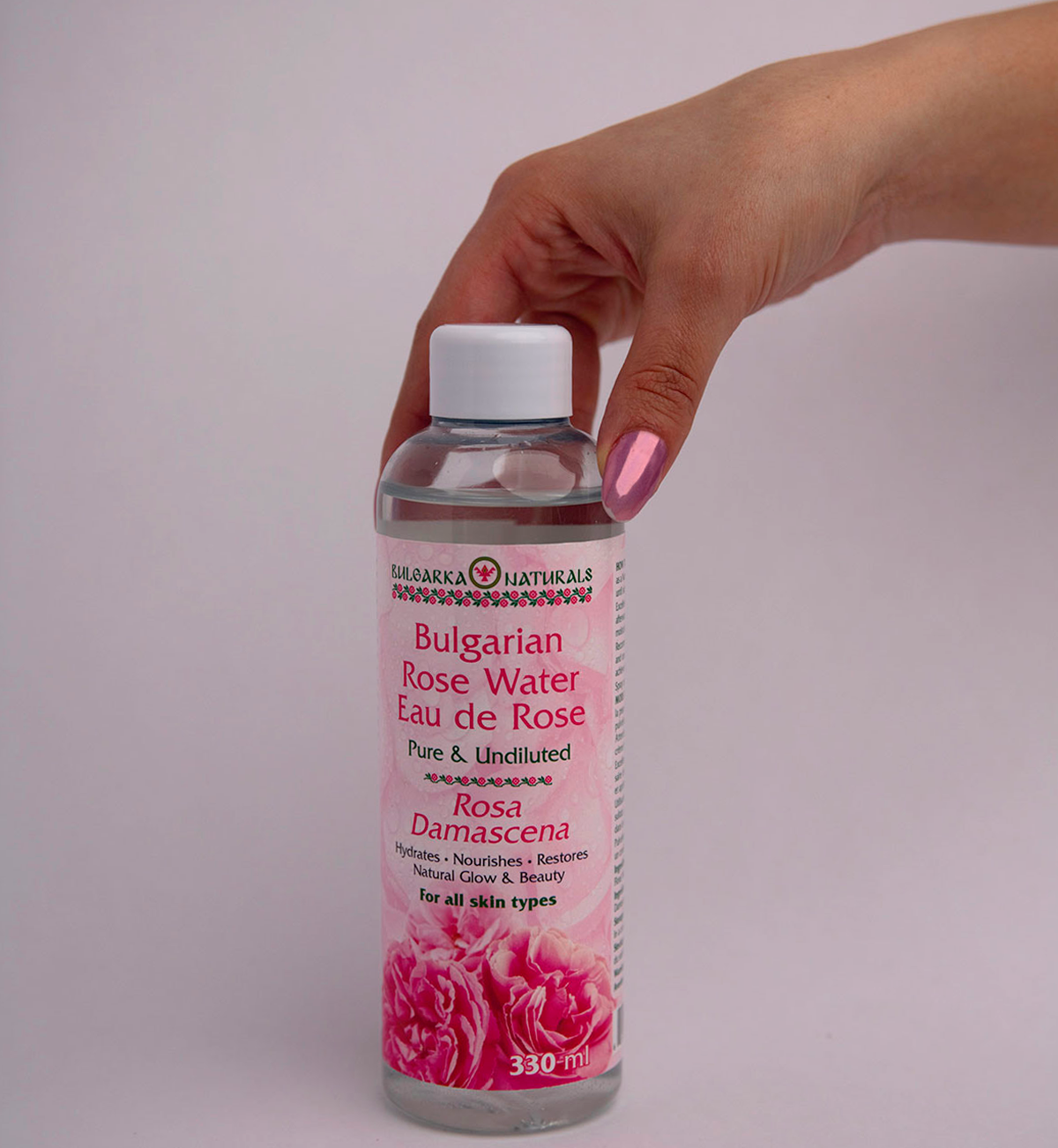 Pure Natural Bulgarian Rose Water – 330 ml