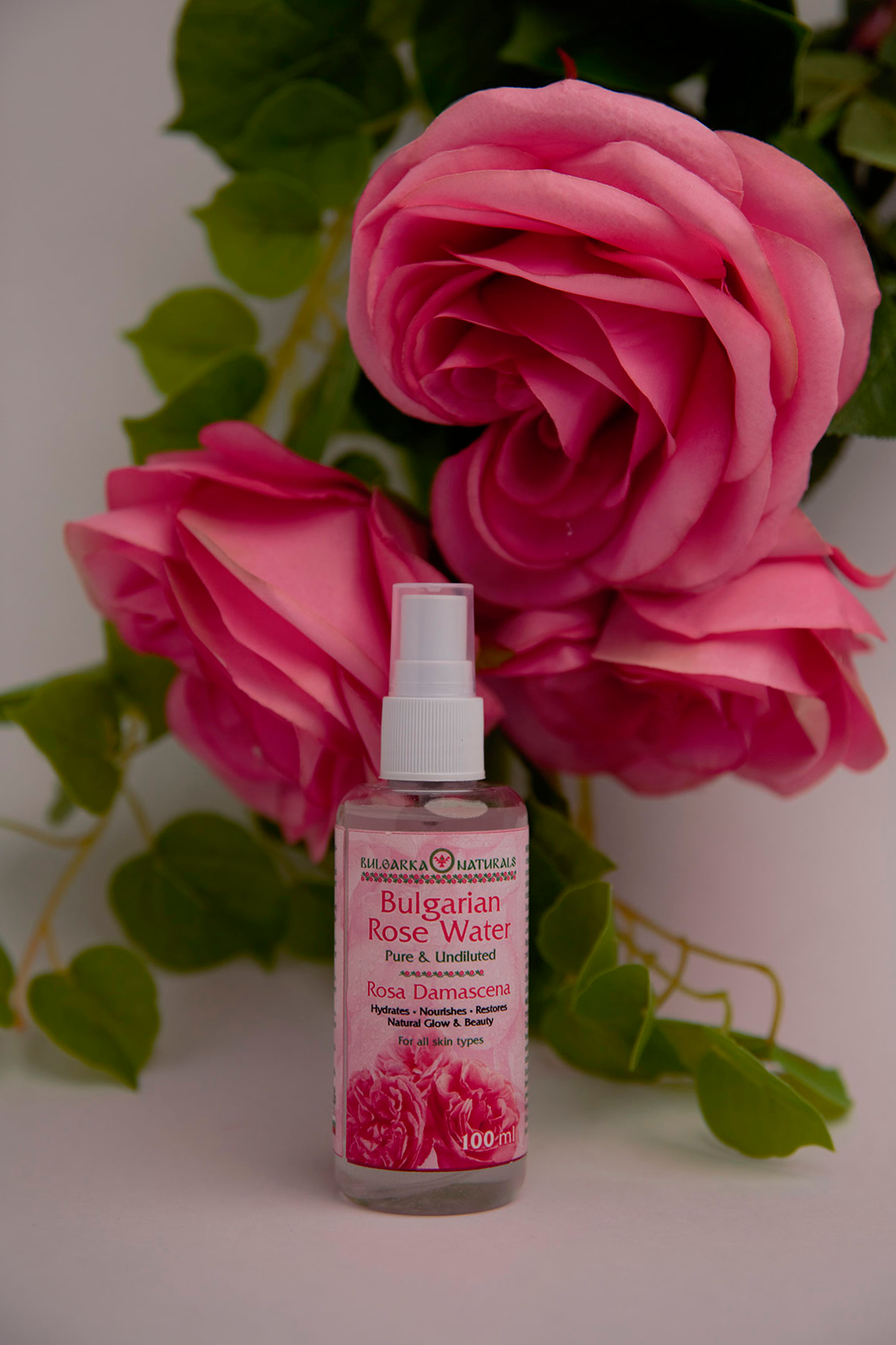 Pure Natural Bulgarian Rose Water – 100 ml
