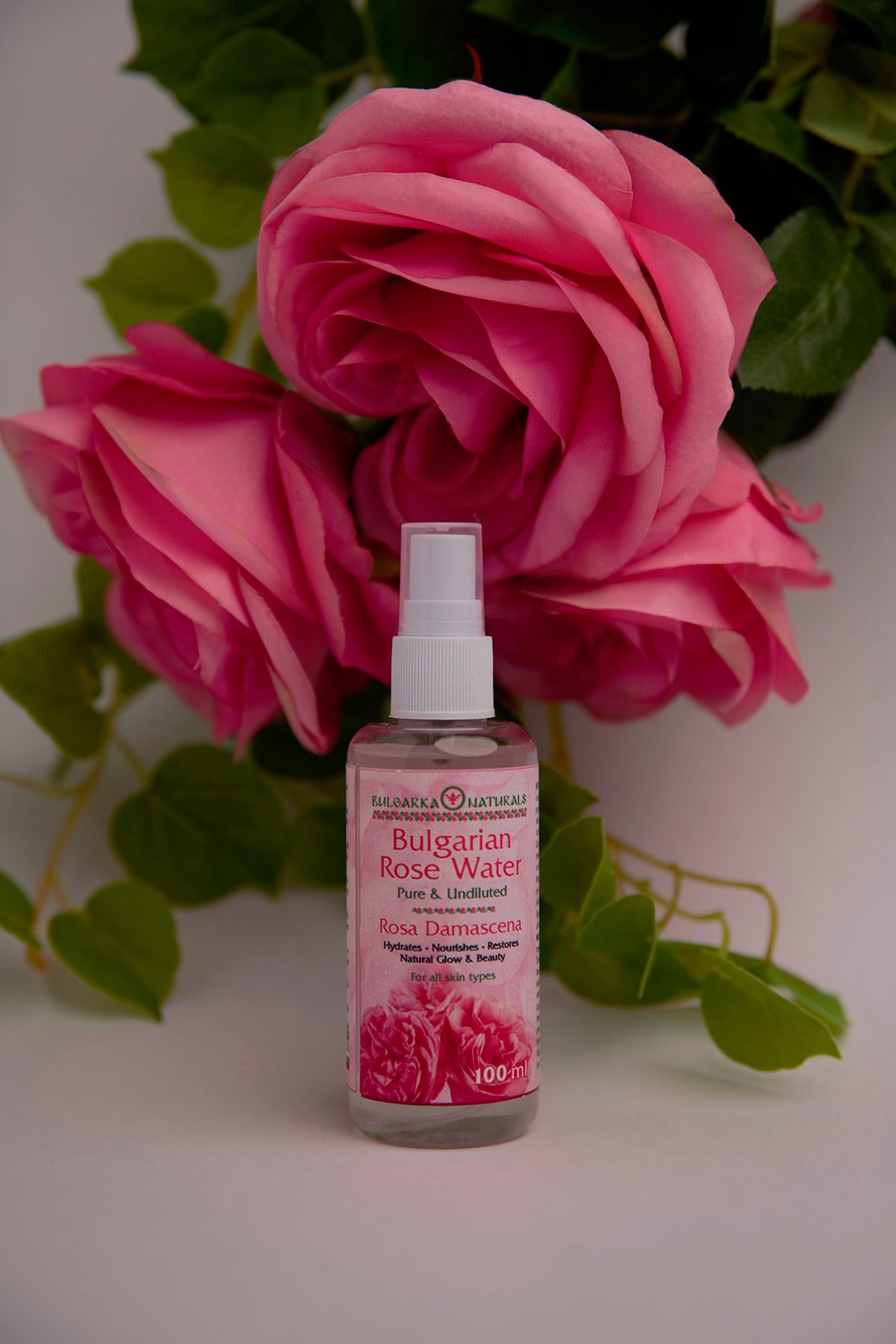 Pure Natural Bulgarian Rose Water – 100 ml