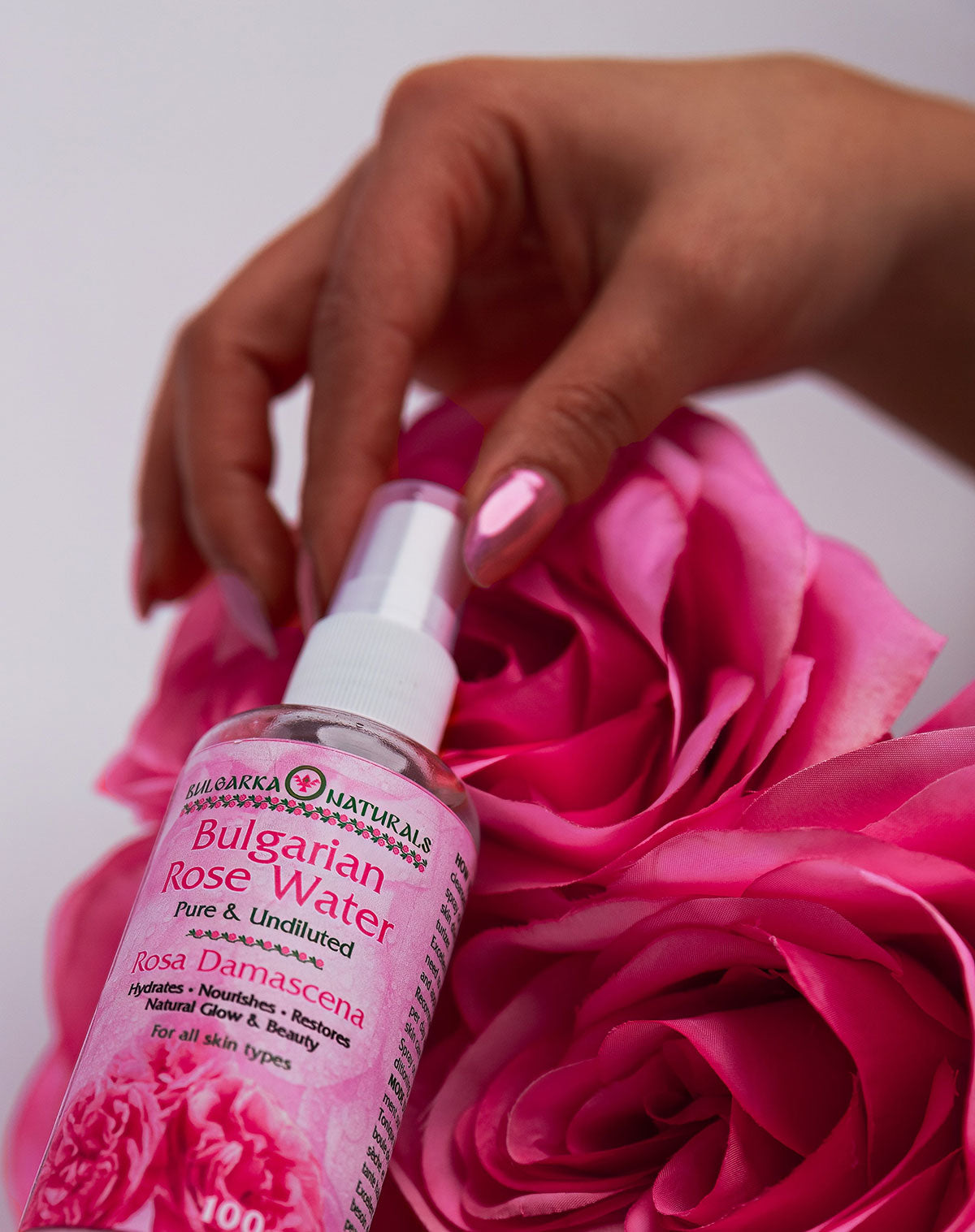 Pure Natural Bulgarian Rose Water – 100 ml
